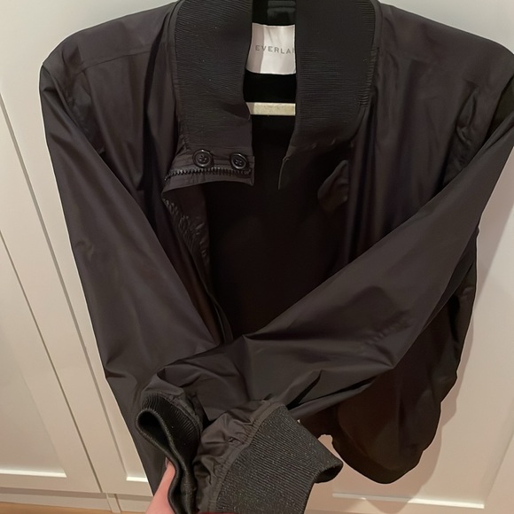 Everlane Men’s Black Bomber Jacket Sz S - Picture 6 of 6